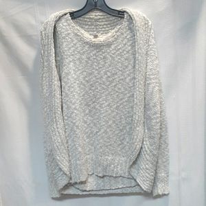 Chico's White&Silver Sweater set Size 1